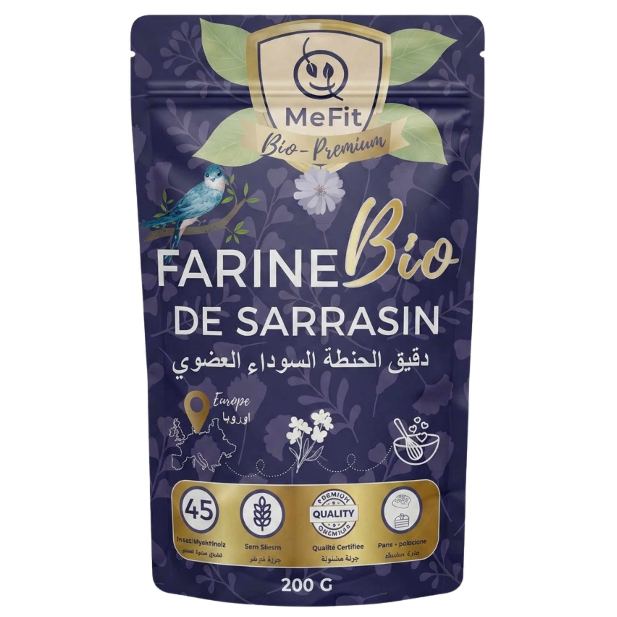 Design sans titre (14) Farine de sarrasin 0% gluten – Image 1