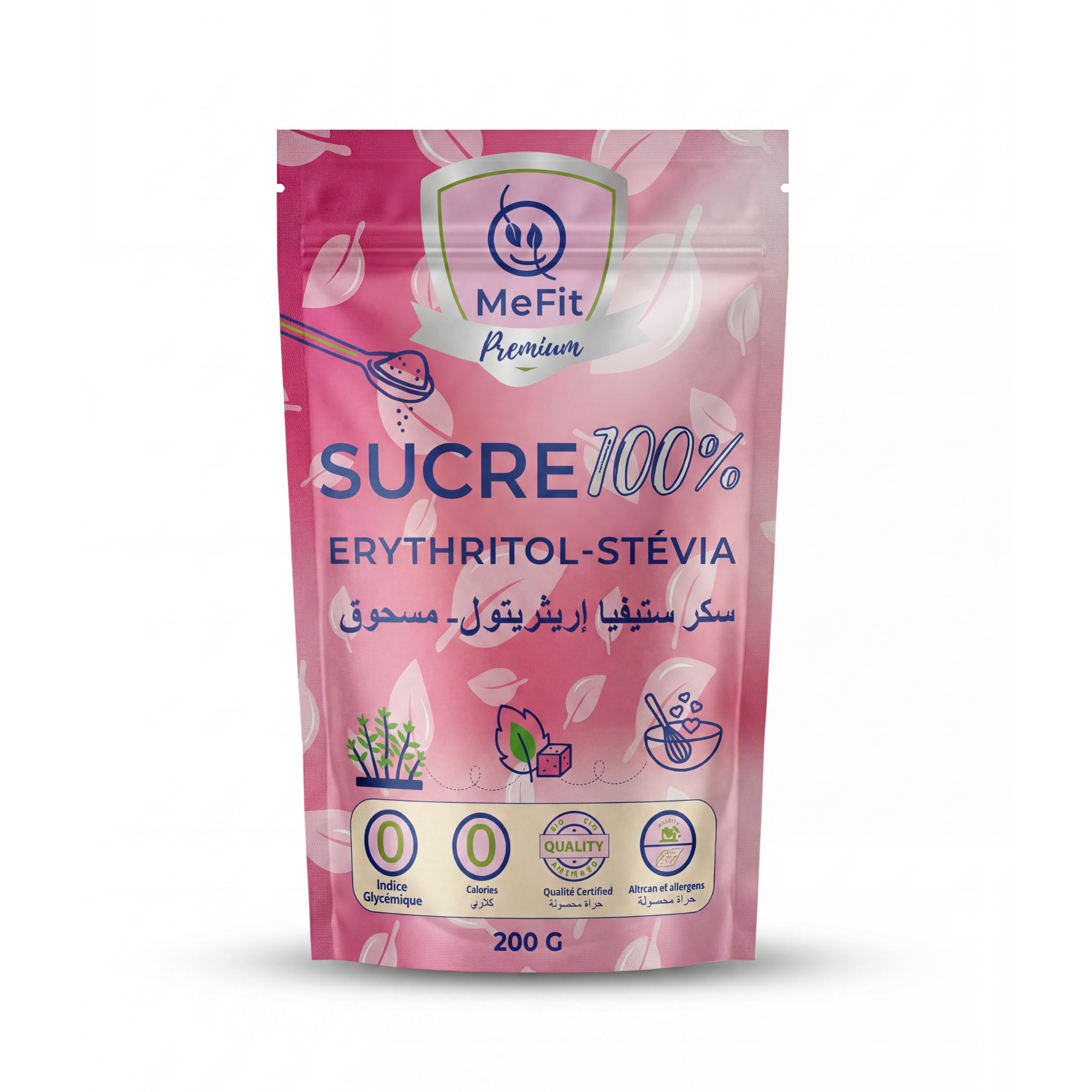 Design sans titre (5) Sucre erythritol/stévia en poudre – Image 1