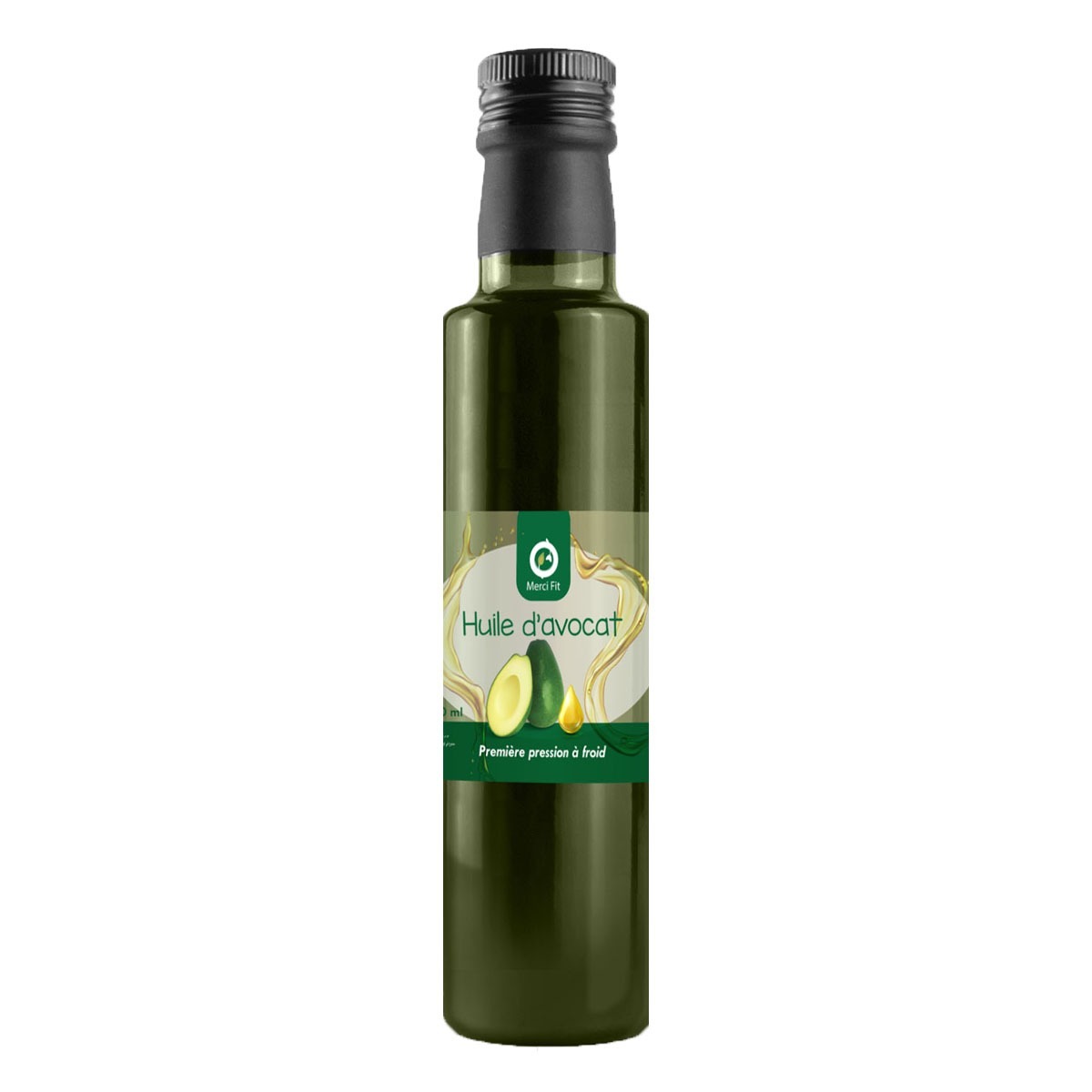 bouteille_avocat_200ml.jpg Huile d'avocat BIO pression a froid – Image 1