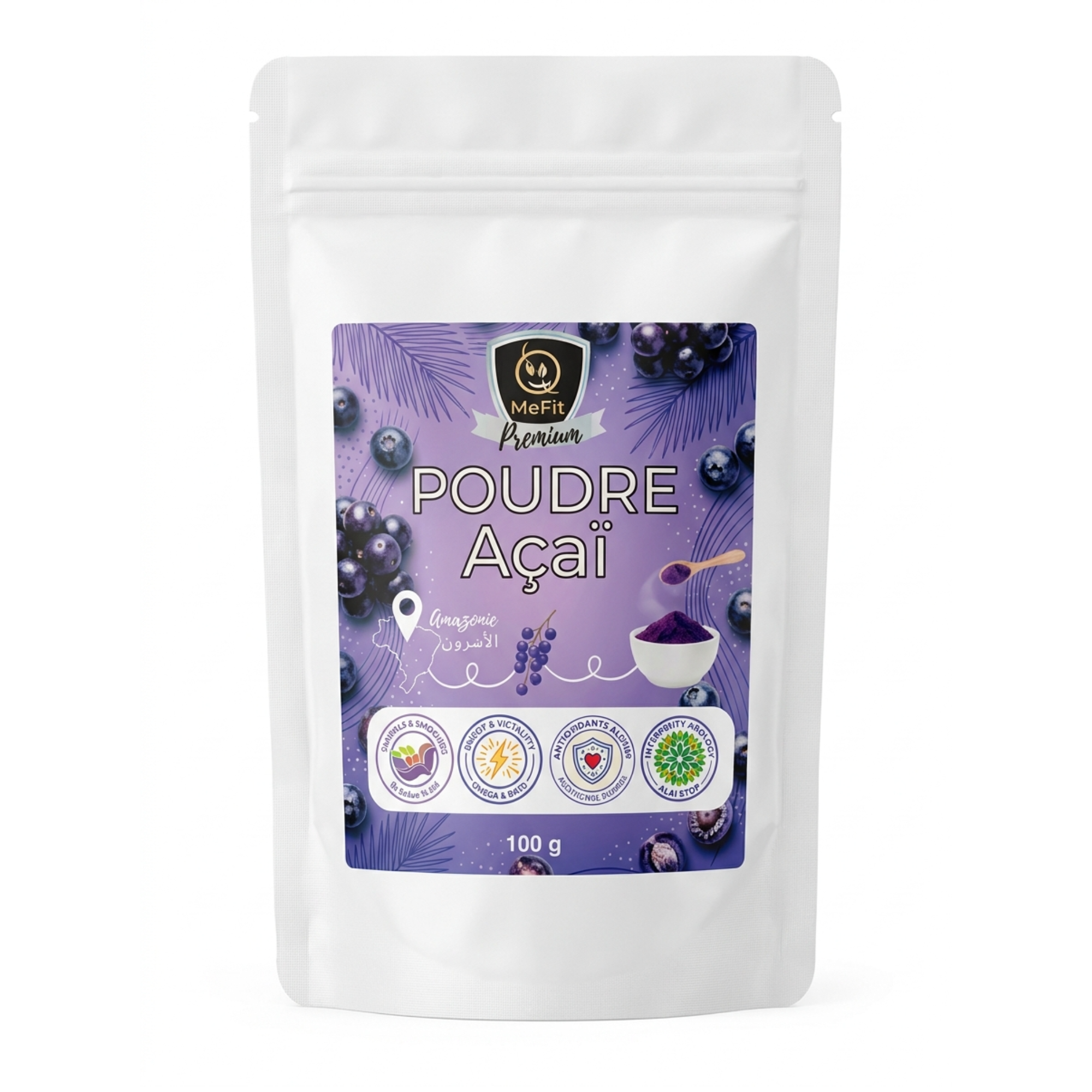 Design sans titre (17) Poudre d'Açaï biologique – Image 1